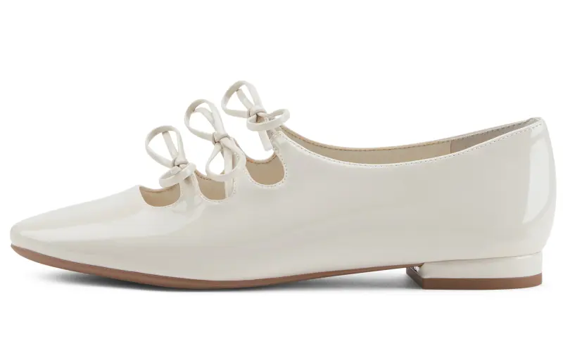 CHARLES&KEITH Small Ck Pu Women's Casual Shoes 1.6cm Women's