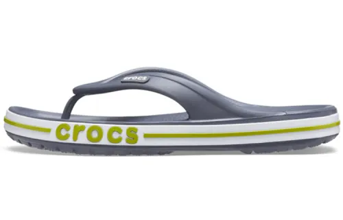 Crocs Bayaband Flip Non Slip Wear Resistant Casual Gray Green Slippers 'Grey Green'