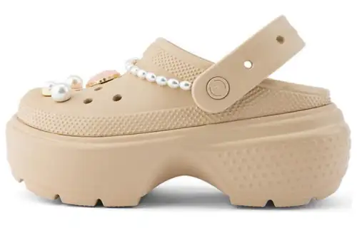Crocs Clogs 5.5cm Women's Beige
