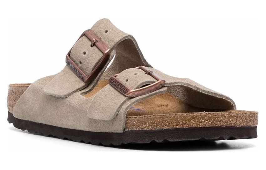 Birkenstock Slide Slippers Unisex Light Brown