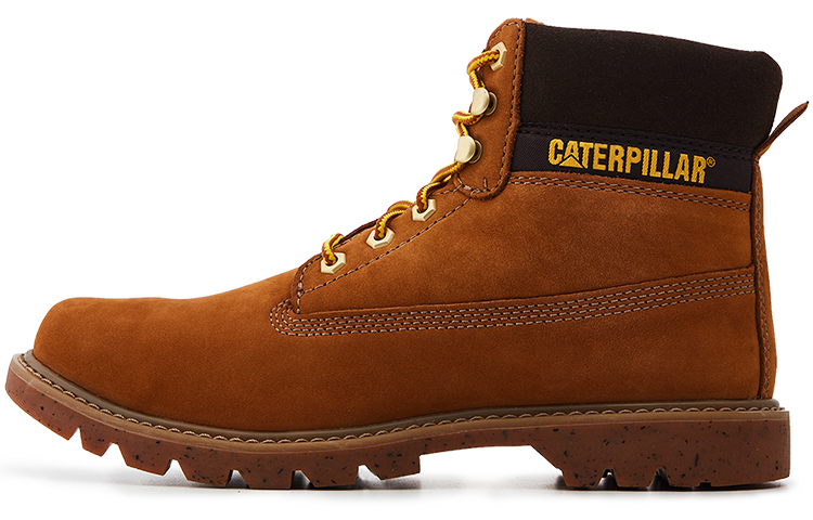 CAT Colorado E Leather Ankle Length Outdoor Boots Unisex Umber