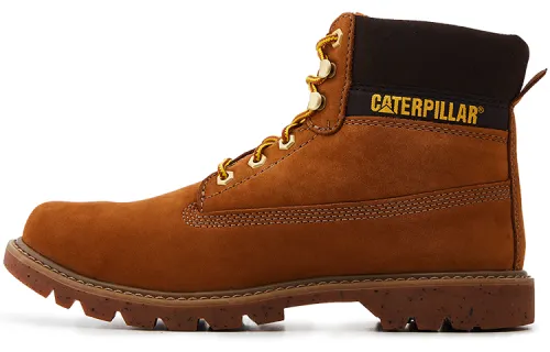 CAT Colorado E Leather Ankle Length Outdoor Boots Unisex Umber