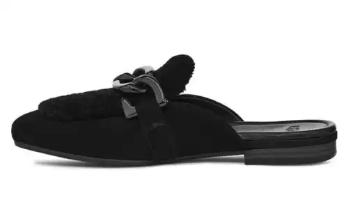UGG Janaya Shearling Stylish Sandal Women's Black