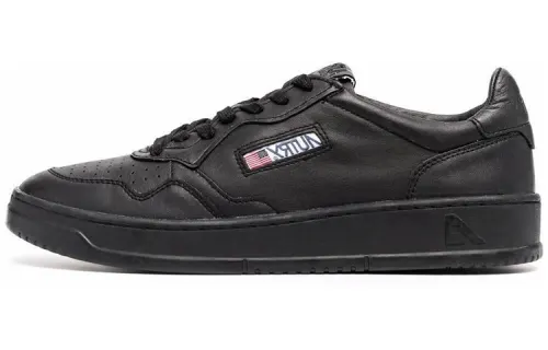 AUTRY Lace Up Stylish Skateboarding Shoes Men's Black