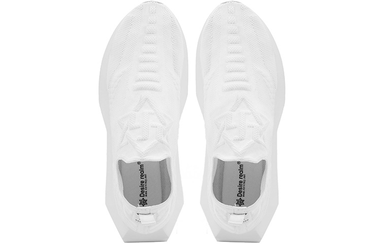 NORVINCY Breathable And Lightweight Low top Running Shoes Unisex White