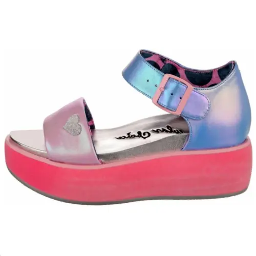 IRREGULAR CHOICE One Strap Sandals Women's Blue Pink