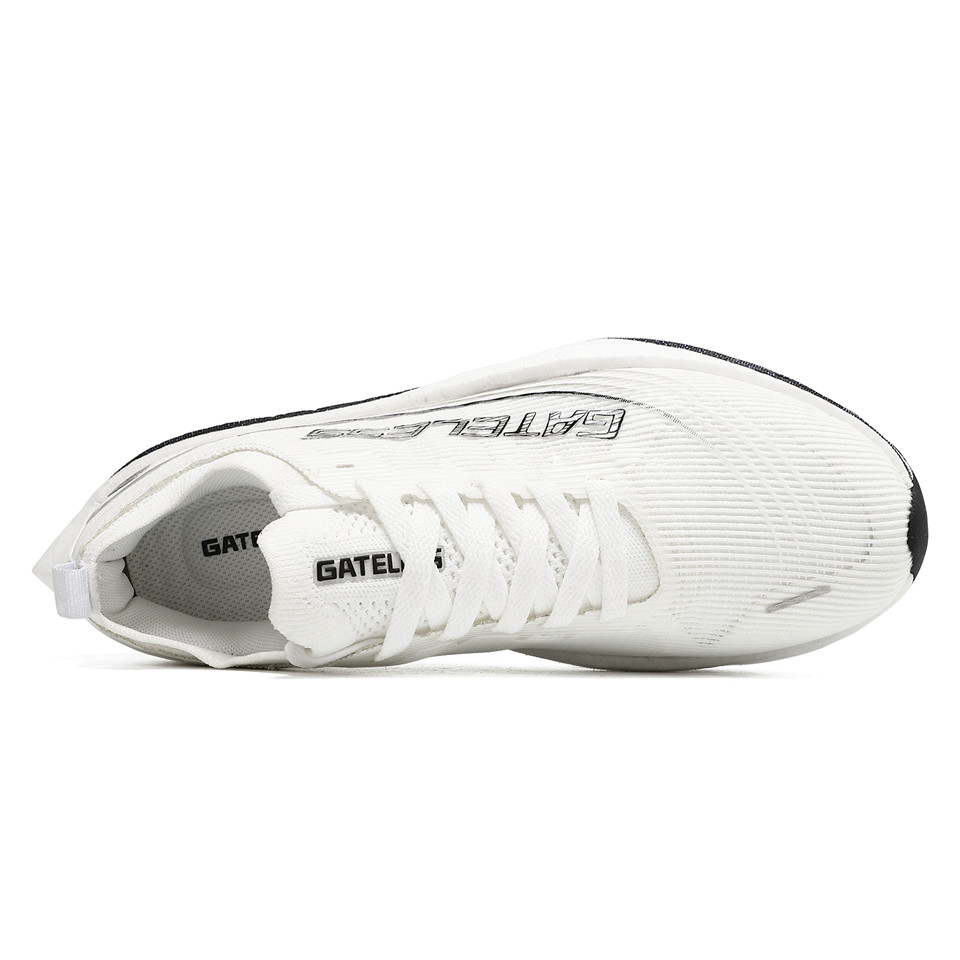 GATELESS Low Top Running Shoes Unisex White