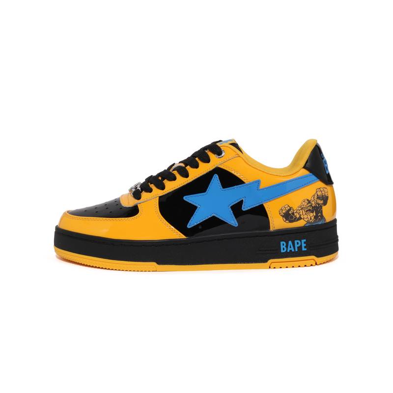 Мужские кеды A BATHING APE Bape Sta (желтые)