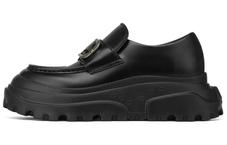 Naked Wolfe Slime Leather Loafers Men's Black