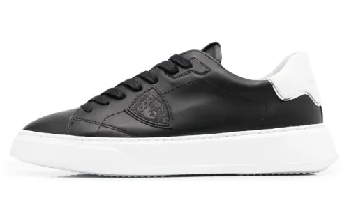 PHILIPPE MODEL Paris Temple Logo-patch Sneakers