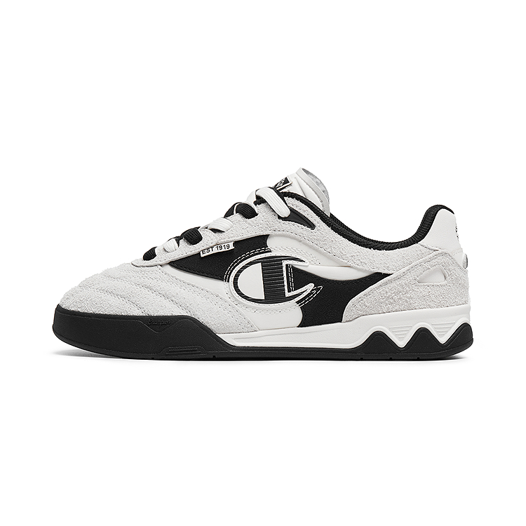 Женские кеды Champion Campus Trainer (молочно-черные)