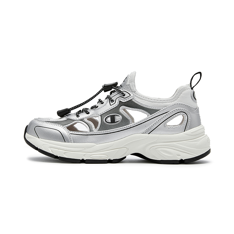 Мужские сандалии Champion Sandal Racer 1 (серебристо-черные)