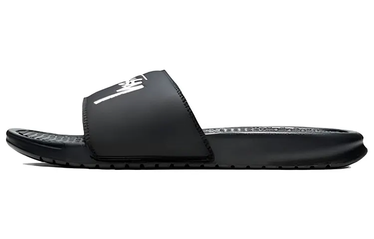 Nike x Stussy Benassi Slide Slippers Unisex Black