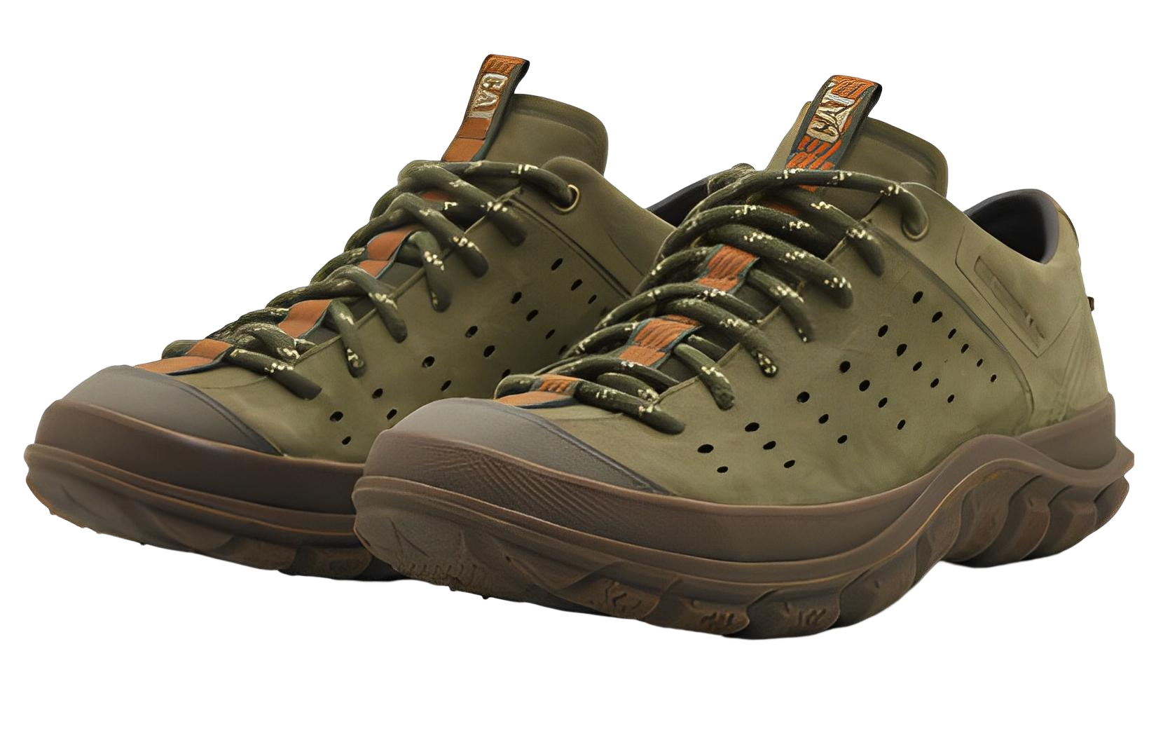 CAT Fused Lace Slip Resistant Abrasion Resistant Slip Resistant Abrasion Resistant Low top Outdoor Shoes Men’s