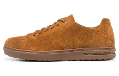 Birkenstock Split Suede Low top Casual Shoes Unisex Brown