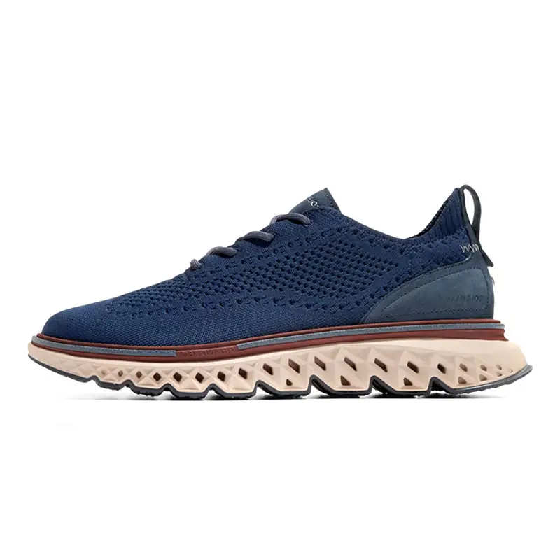 COLE HAAN Cushioning Lightweight Rebound Low top Casual Shoes Men's Blue