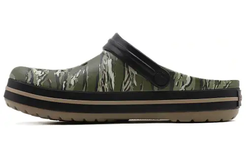 Crocs Crocband Plastic Clogs Men's Camouflage