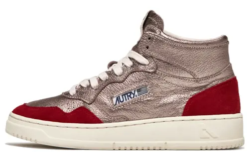 AUTRY Skateboard Shoes Women's Mid Top Red Copper