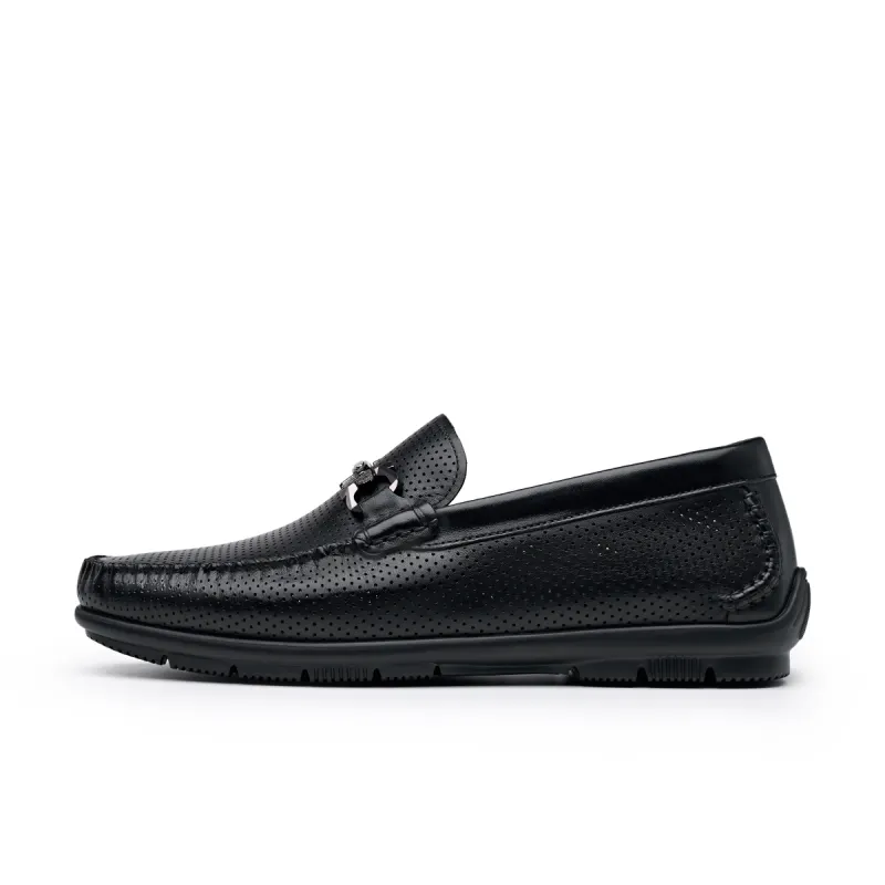 Chrisdien Deny Cow Leather Casual Shoes Men's Black