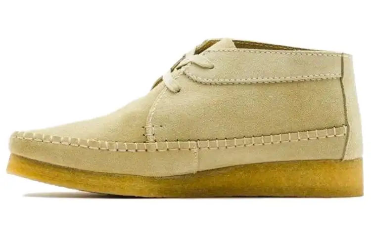 Clarks lace-up suede boots