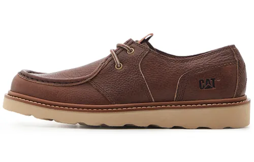 CAT ROSTER Collection Leather Outdoor Boots Men's Dark Brown