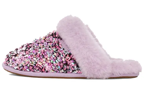 UGG Scuffette II Stellar Sequin Stylish Sandal Women's Light Purple