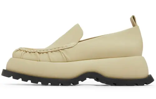 CHARLES&KEITH Pu Platform Shoes Women's Yellow