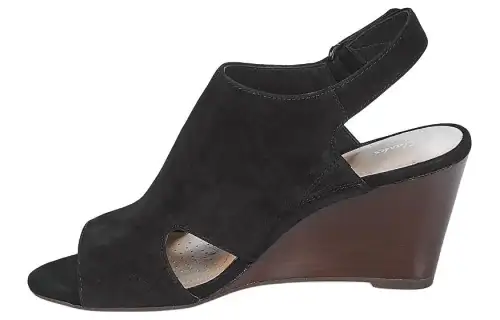 Clarks One Strap Sandals 8cm Women's Black