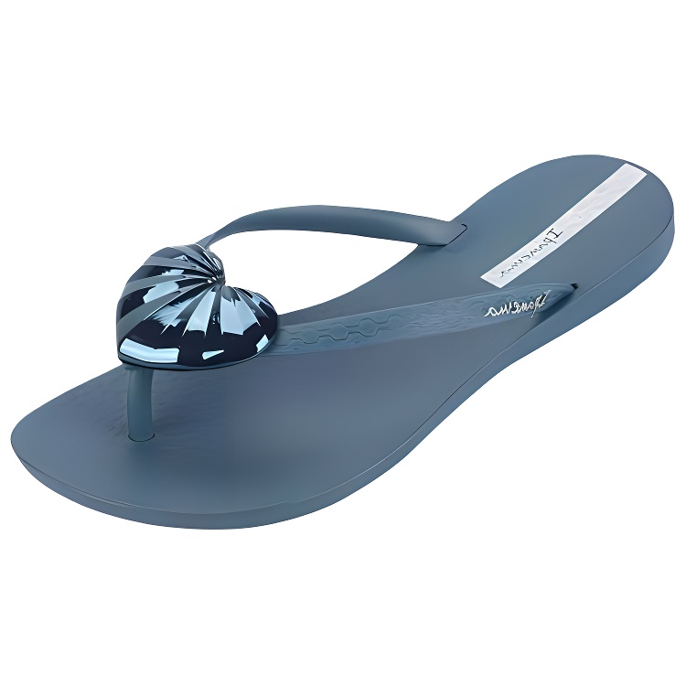 Ipanema Plastic Quiet Abrasion Resistant Quick Dry Quiet Abrasion Resistant Quick Dry Flip Flops Women's Blue