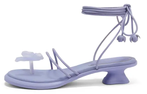 CHARLES&KEITH Small Ck Pu One Strap Sandals 4cm Women's