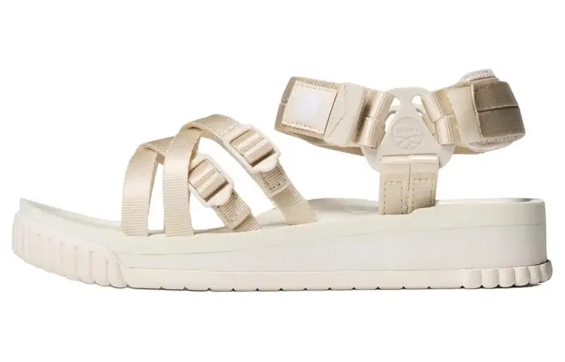 Shaka Comfortable Beach Sandals Women's Beige
