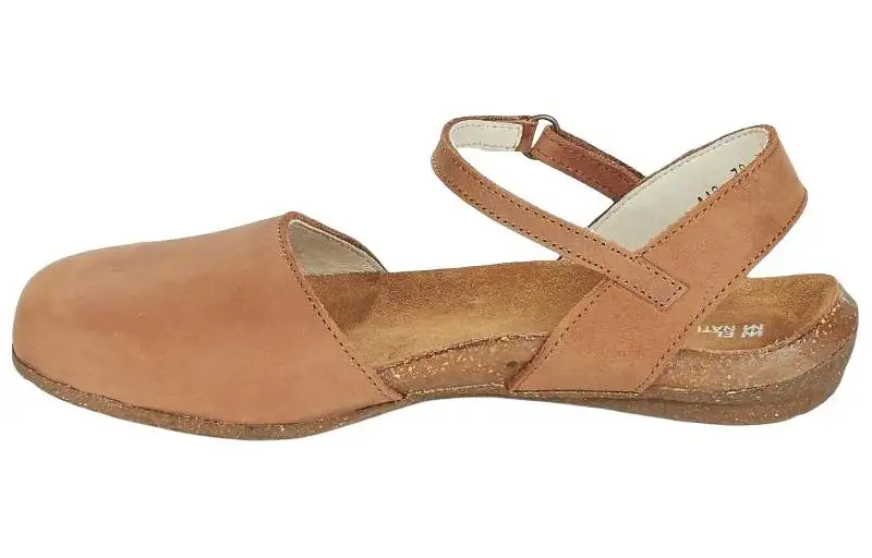 El Naturalista Leather Casual Shoes 2cm Women's Brown