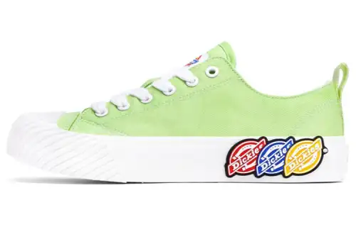 Dickies Breathable Lightweight Height Increasing Low top Canvas Shoes Women's Green