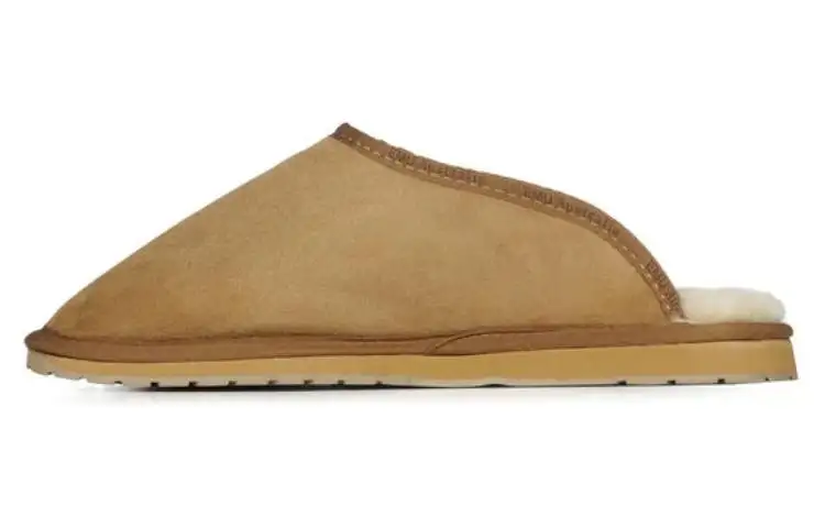 EMU Australia Suede Closed Toe Slippers Men's Yellow