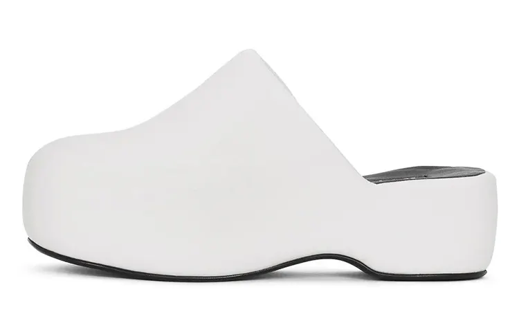 SIMON MILLER Closed Toe Slippers Women's White