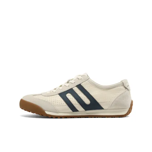 BELLE Slip Resistant Abrasion Resistant Low top Skateboard Shoes Men's