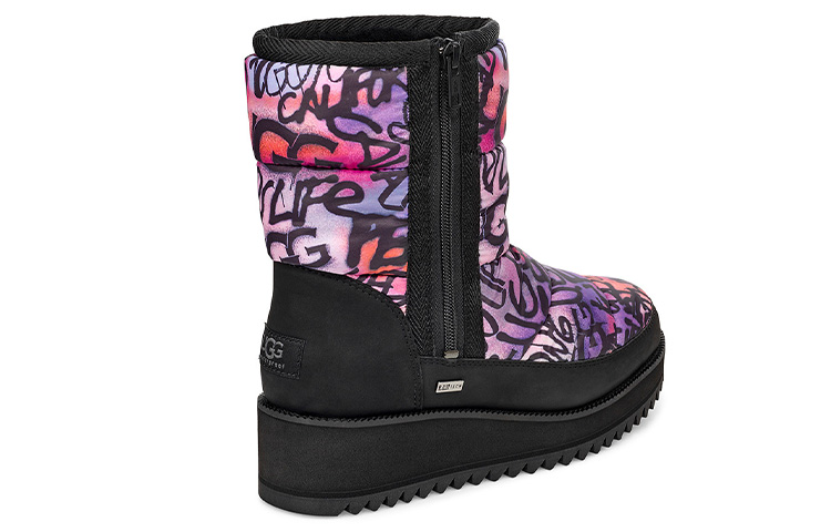 UGG Ridge Graffiti Pop Purple Black Women's