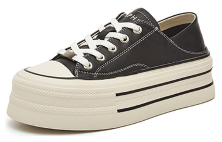 DAPHNE Cow Split Leather Low top Skateboard Shoes Women's