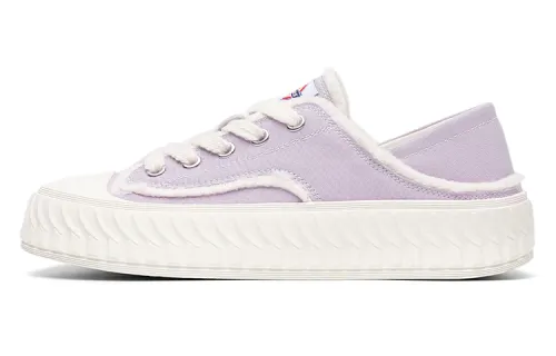 Dickies Abrasion Resistant Breathable Slip Resistant Low top Canvas Shoes Women's Light Purple