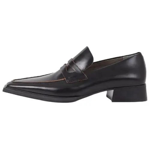 VAGABOND SHOEMAKERS Leather Loafers 3cm Women's Black