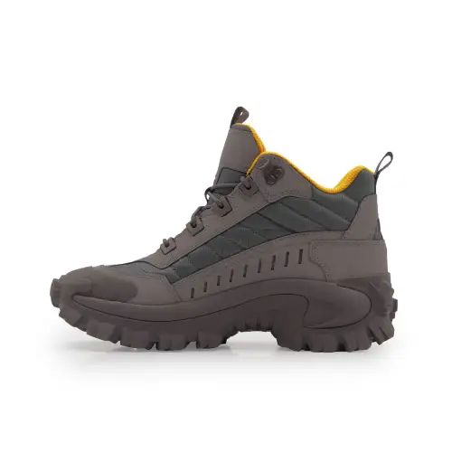 CAT Slip Resistant Abrasion Resistant Slip Resistant Abrasion Resistant Mid top Outdoor Shoes Unisex Gray