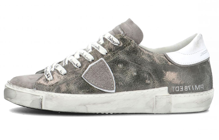 PHILIPPE MODEL Skateboard Shoes Women's Low Top Gray
