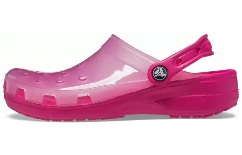 Crocs Jelly Crocs Transparent Red Unisex Sandals