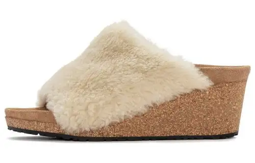 Birkenstock Slide Slippers Women's Beige Narrow