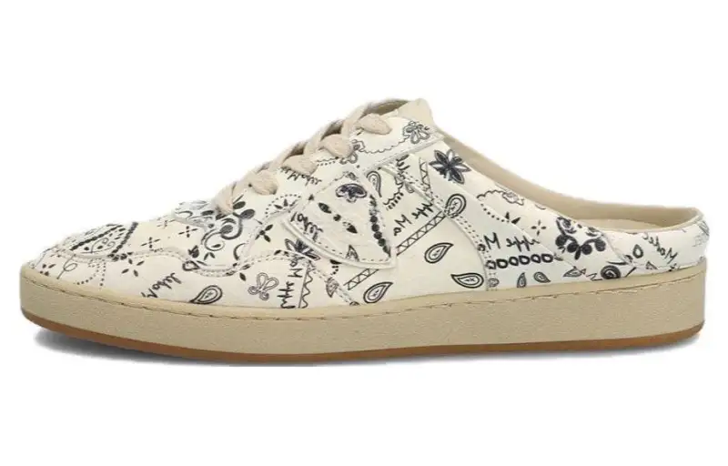 PHILIPPE MODEL Leather Slip Resistant Low top Skateboard Shoes Women's Beige