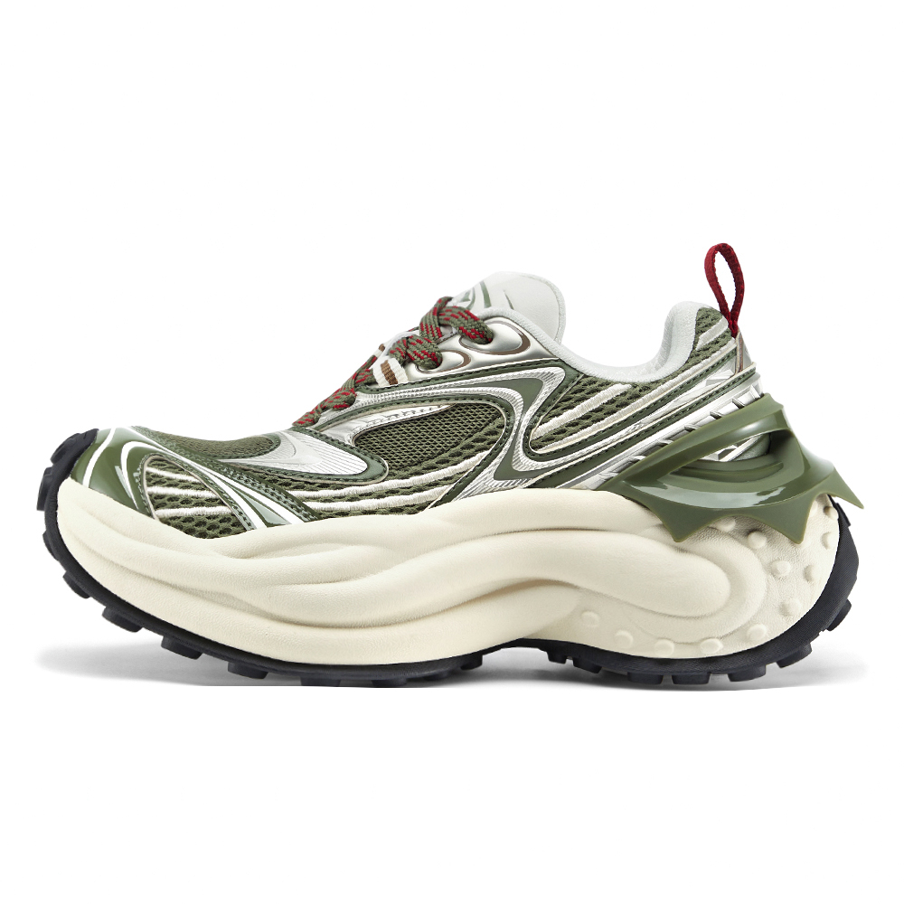 OGR Octopus Low top Casual City Commuting Running Shoes Unisex Olive Green