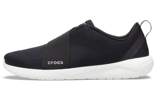 Crocs LiteRide Modform Slip on Lightweight Breathable Cushioning Low top Running Shoes Unisex Black White