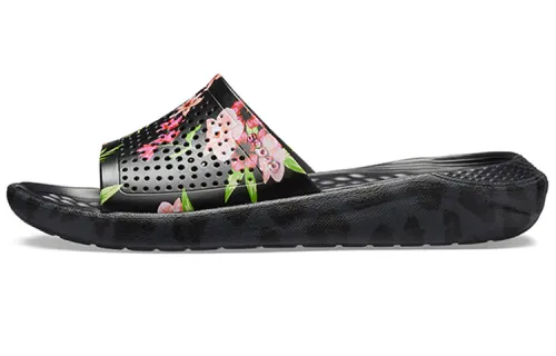 Crocs LiteRide Slide Slippers Women's Black
