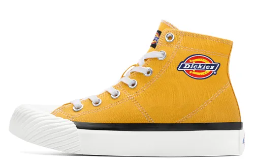 Dickies Canvas Shoes Unisex High Top Earth Yellow