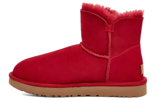 UGG Mini Bailey Button Ii Boot Red Women's
